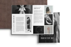 A4 Magazine Brochure Mockup
