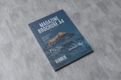 A4 MAGAZINE BROCHURE MOCKUP