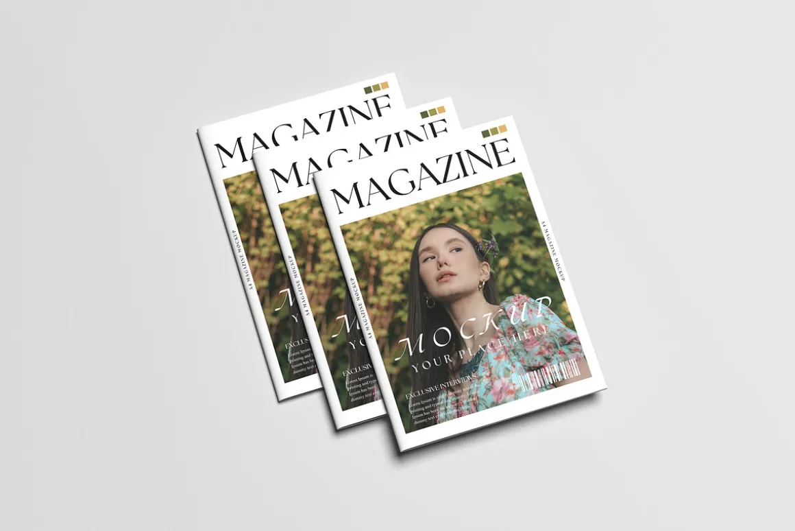 A4 Magazine Mockup