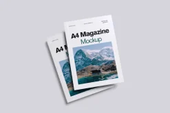 A4 MAGAZINE MOCKUP