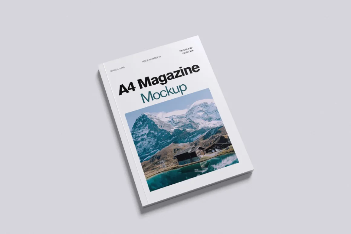 A4 MAGAZINE MOCKUP