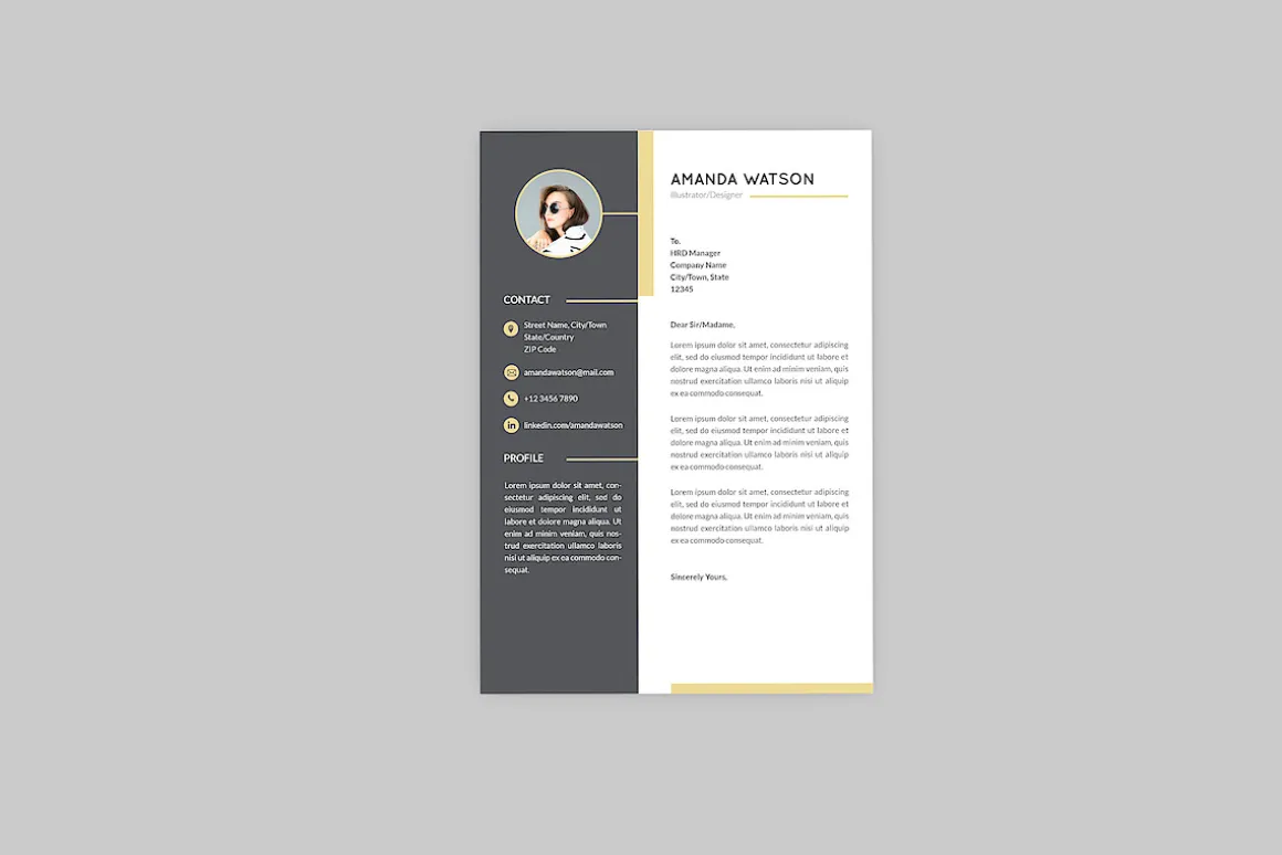 Amanda Illustrator Resume Designer