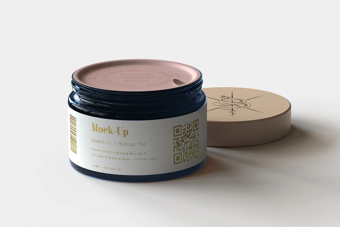 Amber Cosmetics Pot Mock-Up | Vol.1