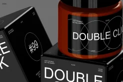 Amber Glass Candle Mockup Set
