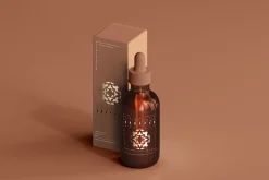 Amber Glass Dropper Bottle Mockups