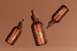 Amber Glass Dropper Bottle Mockups
