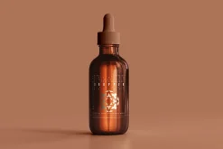 Amber Glass Dropper Bottle Mockups