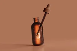 Amber Glass Dropper Bottle Mockups