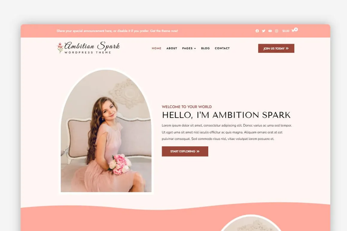 Ambition Spark WordPress Theme