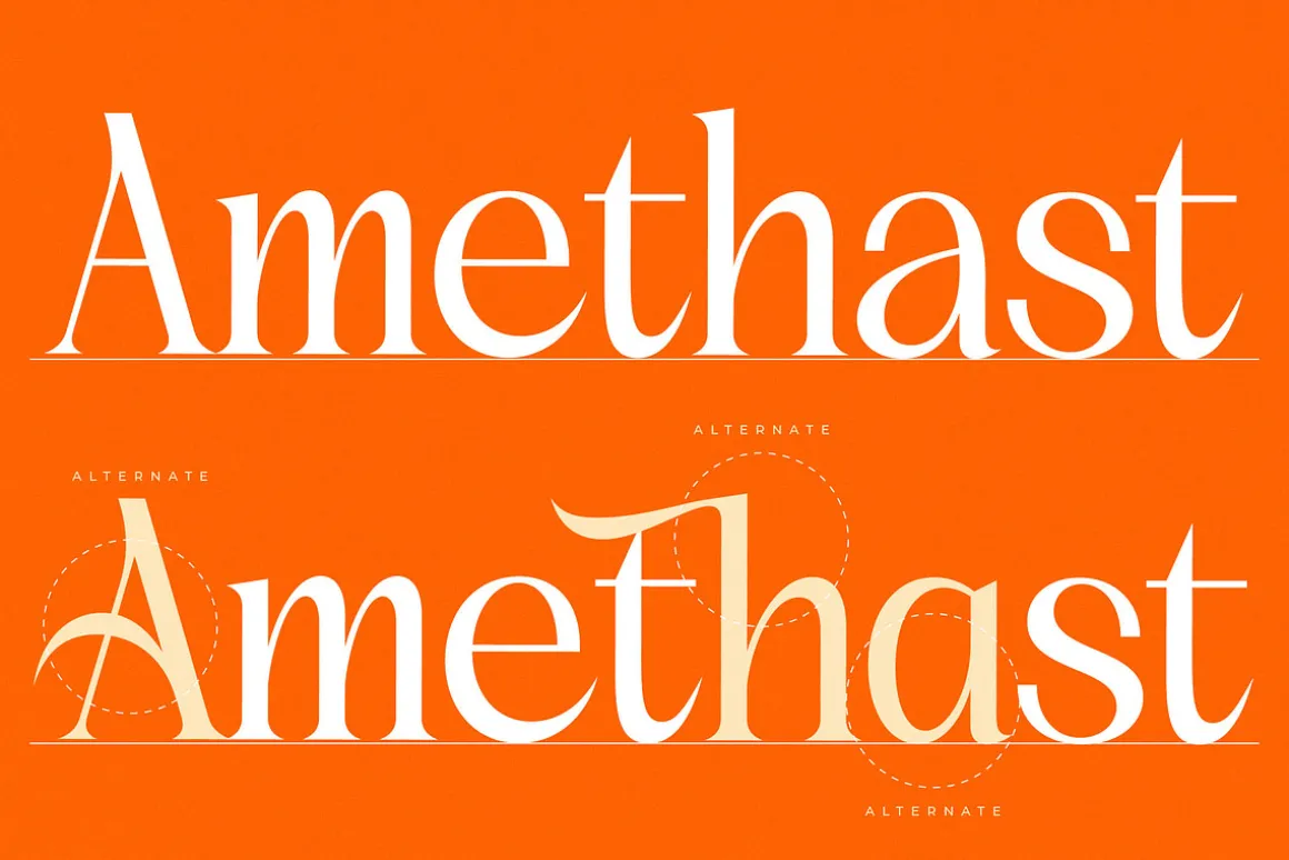 Amethast Stones Modern Serif