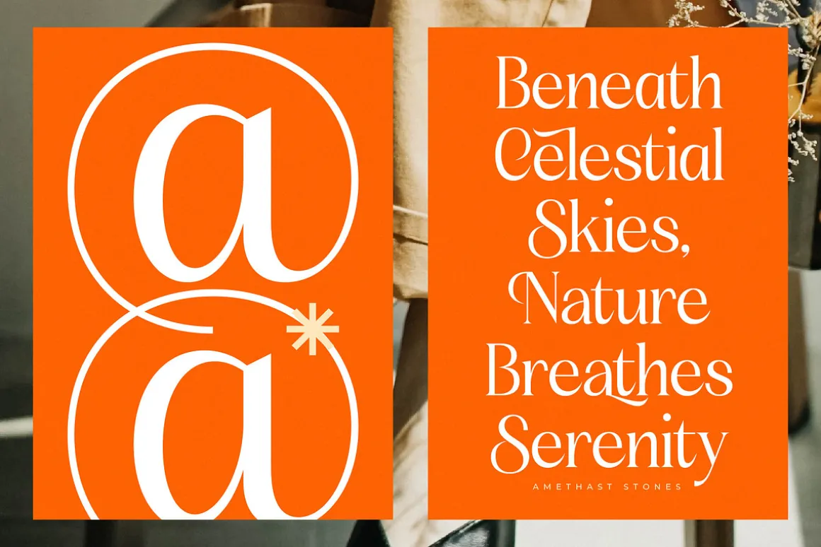 Amethast Stones Modern Serif