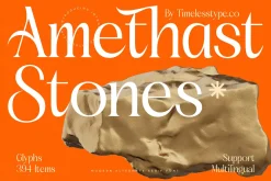Amethast Stones Modern Serif