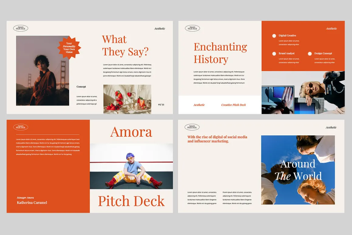 AMORA - Google Slides Template