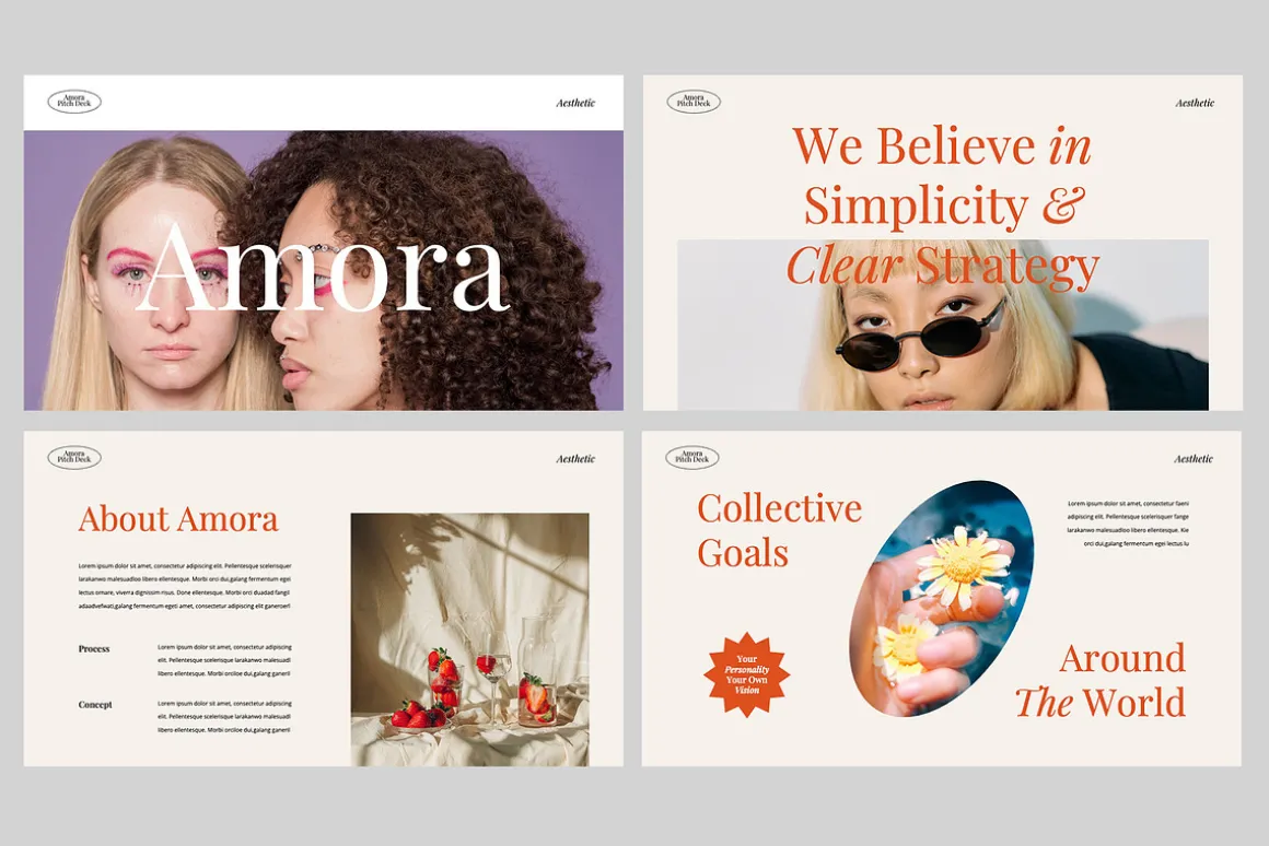 AMORA - Google Slides Template
