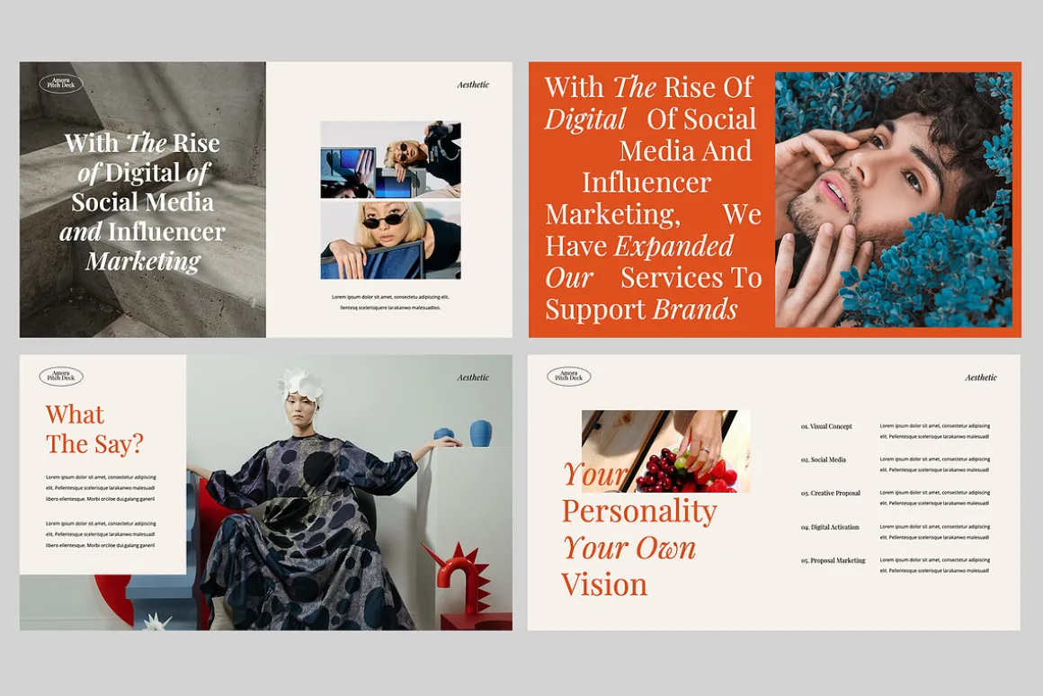 AMORA - Google Slides Template