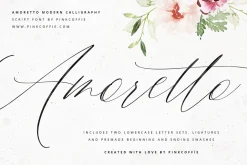 Amoretto | Modern Calligraphy Script