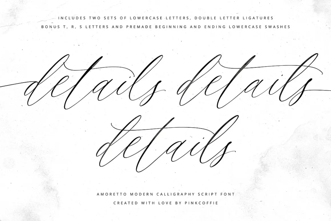 Amoretto | Modern Calligraphy Script