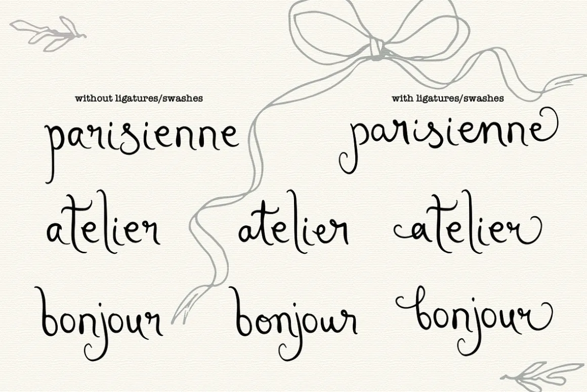 Amour de Brigitte - Quirky Font