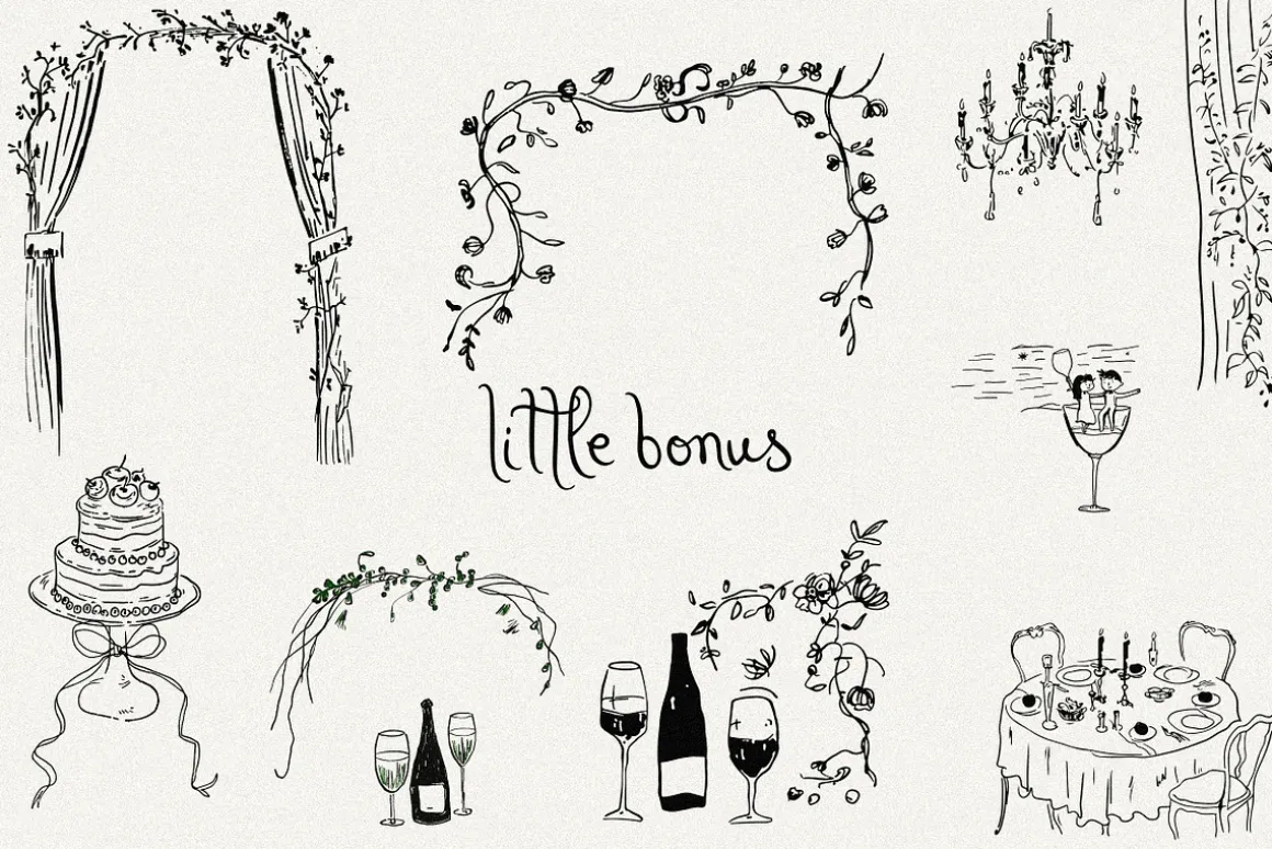 Amour de Brigitte - Quirky Font
