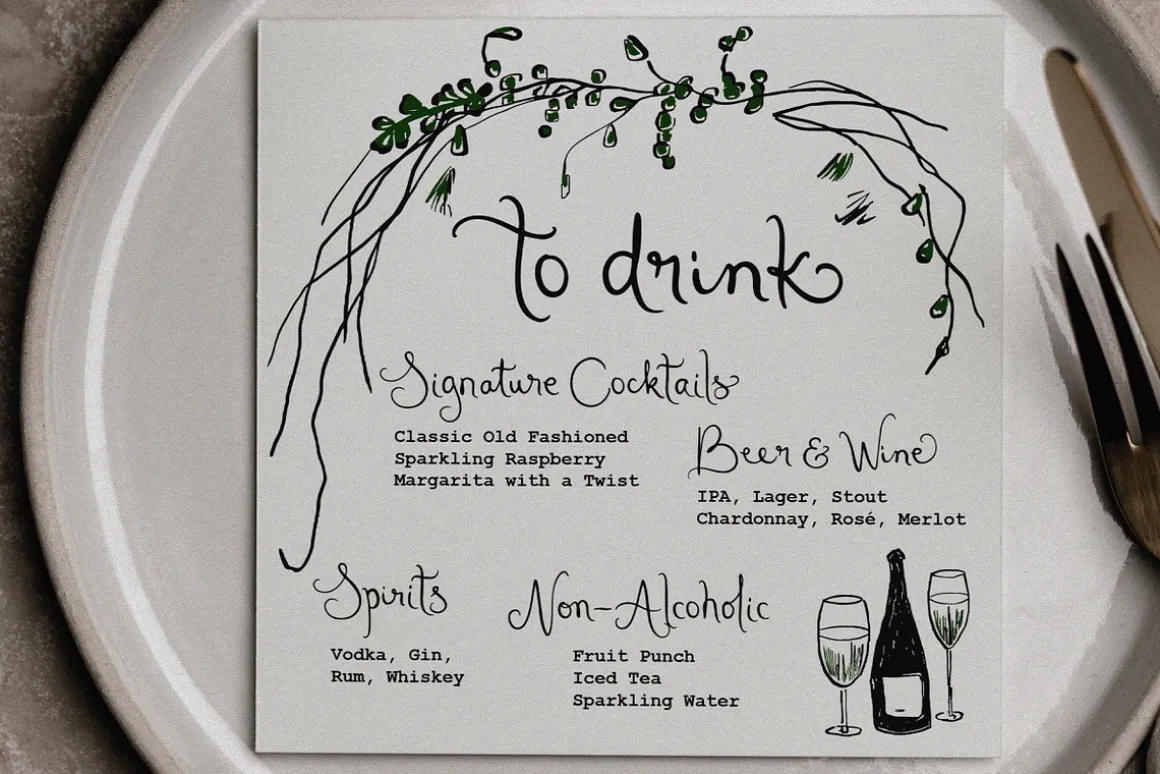 Amour de Brigitte - Quirky Font