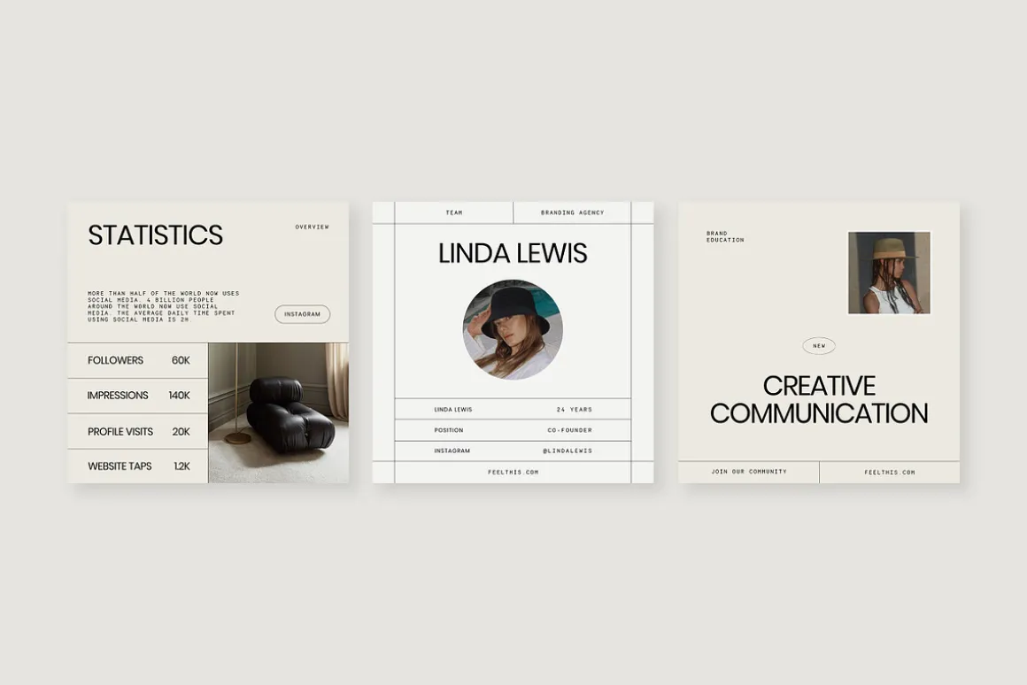 Amour Social Media Pack Canva PS