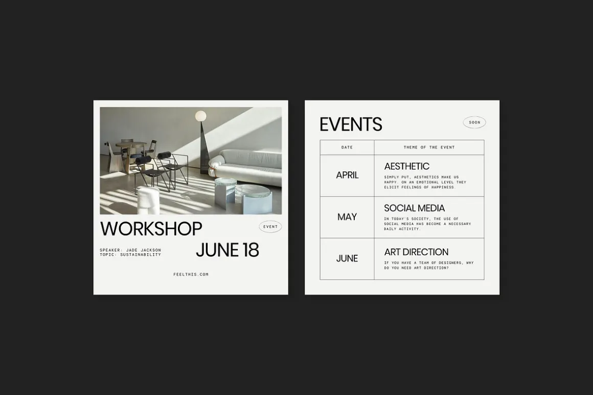 Amour Social Media Pack Canva PS