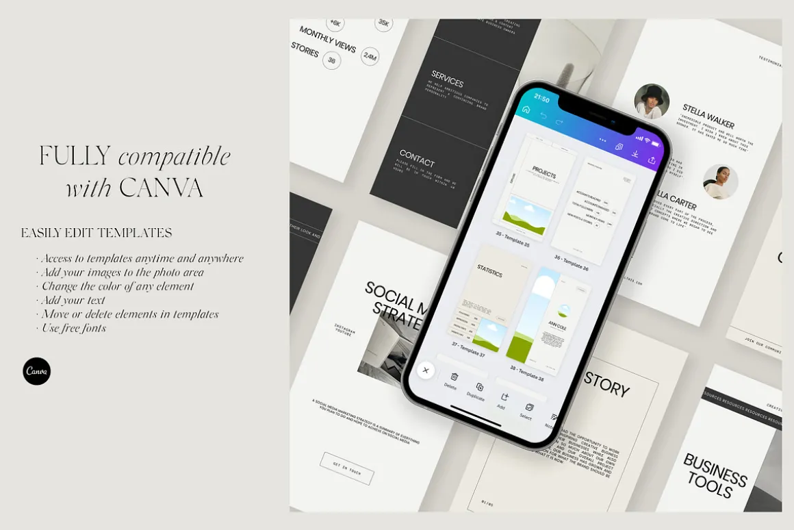 Amour Social Media Pack Canva PS
