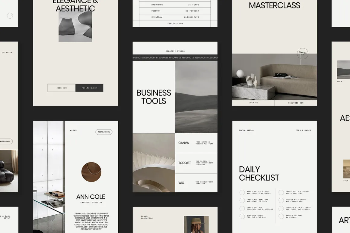 Amour Social Media Pack Canva PS