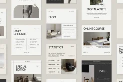 Amour Social Media Pack Canva PS