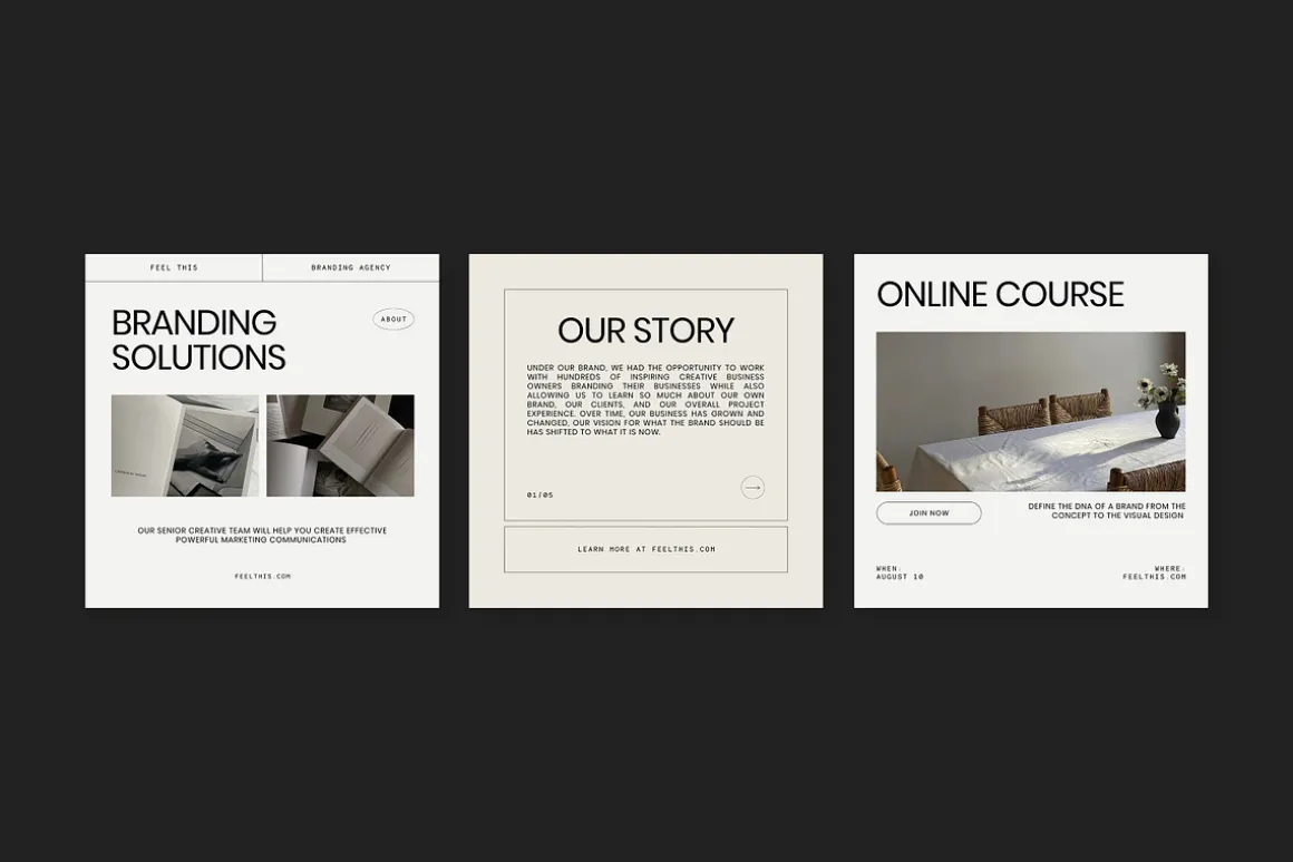 Amour Social Media Pack Canva PS