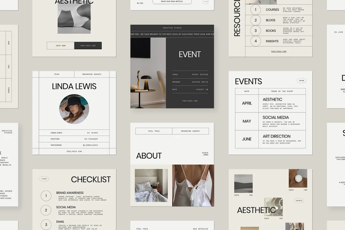 Amour Social Media Pack Canva PS
