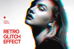 Anaglyph Glitch Photo Effect