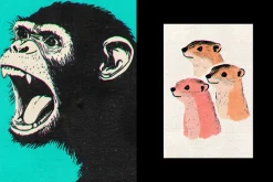 Anaglyph Print Design Poster Effect