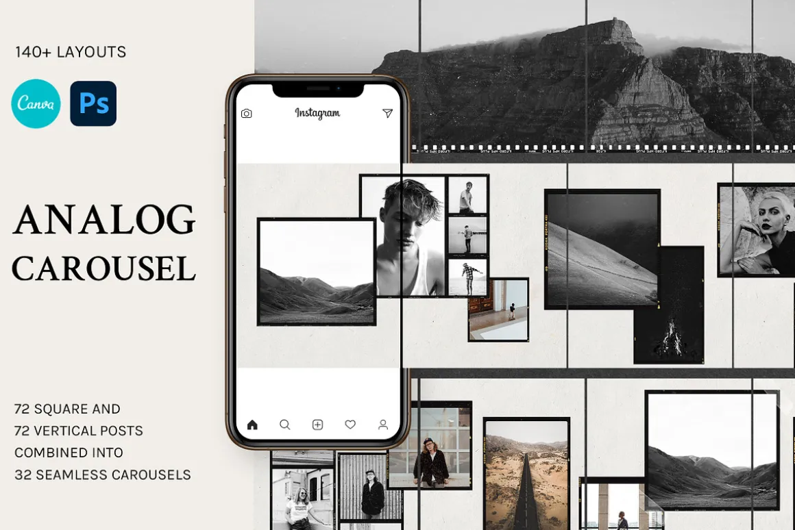 Analog - Carousel Post Templates
