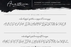 Anastacia Signature Font