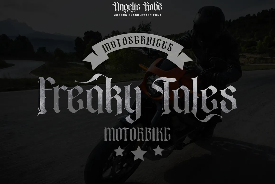 Angelic Robe - Blackletter Font