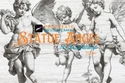 145 Angel Statues brushstamp