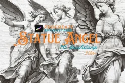 145 Angel Statues brushstamp