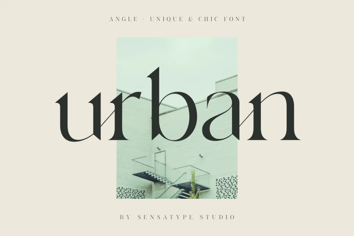 angle - unique & chic font