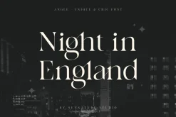 angle - unique & chic font