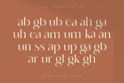 angle - unique & chic font
