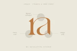 angle - unique & chic font