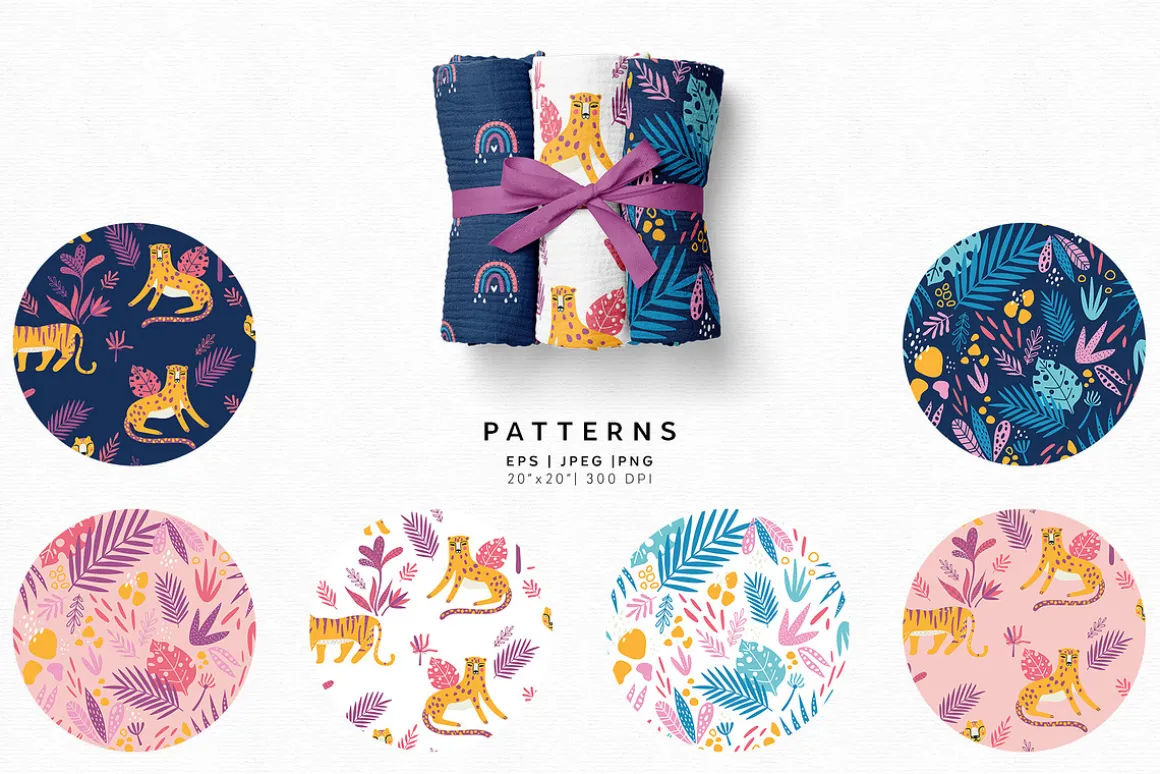 Animal Alphabet. Clipart & Pattern