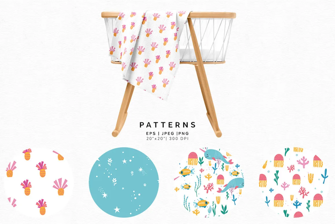 Animal Alphabet. Clipart & Pattern