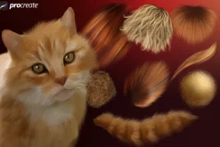 Animal Fur Procreate Brushes