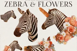 Animals & Flowers Collage