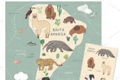 Animals World Map2