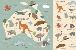 Animals World Map2