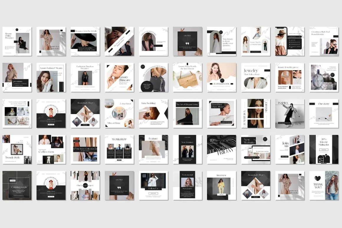100 Animated Canva Instagram Pack