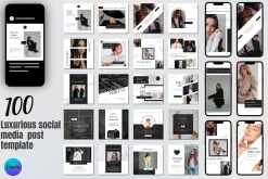 100 Animated Canva Instagram Pack